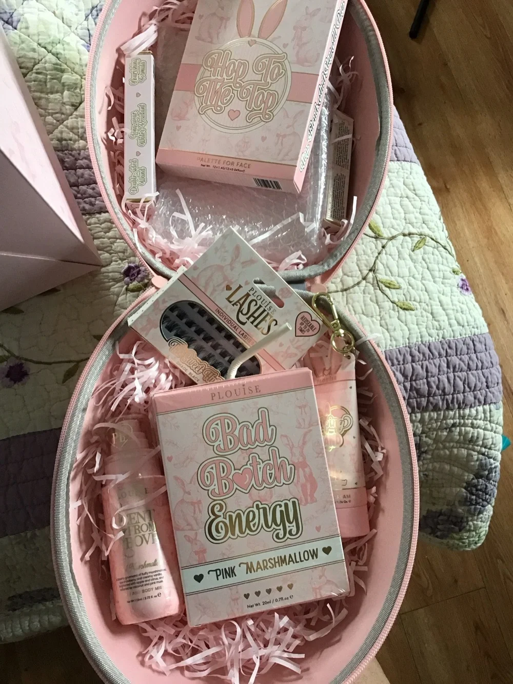 New P.Louise Easter Egg Pink Marshmallow